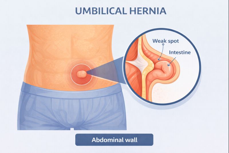 umbilical hernia